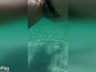 Detailed Underwater Creampie Scene with Multiple Cum Inside Moments in Pool Featuring Wet Pussy and Juicy Ass. Close-Up Shots of Dripping Creampie and Anal Action.