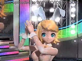 Nude Kagamine Rin with Big Tits and Ass in Vocaloid Mod