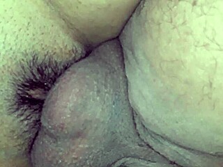 My wife and I share a relaxing evening together at home.