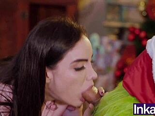 Grinch and victoria camargo get dirty for christmas with anal fun and monster action