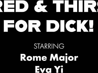 Sexy Eva Yi Swallows All Cum As Rome Major Fucks Her Hard!
