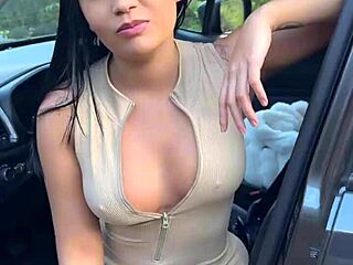 Police Officer Accepts Sexual Bribe from Attractive Woman with Big Tits