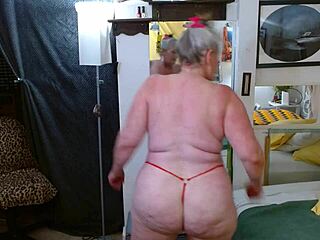 Dawnskye1962 shows off curves and fuzzy areas in august panty parade video