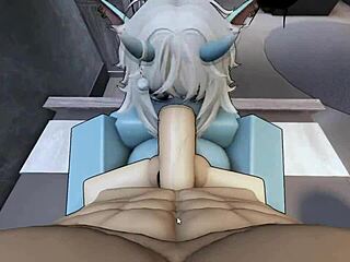 Rough Roblox Sex with Hot Demon Involves Big Cock Riding and Intense Anal Creampie Action