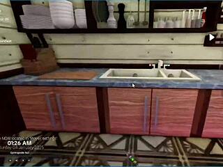 Girlfriend Strips Naked For Fucking After Breakfast