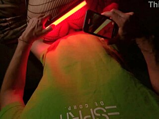 Catwoman in fishnets and gloves bends over for sensual doggystyle cock ride with cum on tits