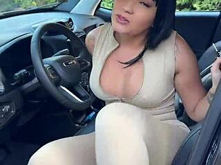 Police Officer Accepts Sexual Bribe from Attractive Woman with Big Tits