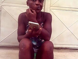 I felt so wild and free as the crazy bitch kept twerking in clothes until deciding to go fully naked for more thrill