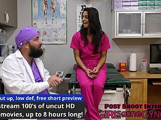 hey, is this rectal exam just a formality with misty addams spreading asshole wide?