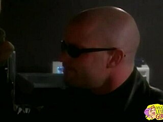 Brunette and blonde hotties in the office lick pussy and orgasm with strapon in lesbian threesome, fingering big tits and small tits for steamy group masturbation