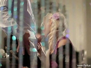 Beautiful German Blonde Maid Delivers Secret Blowjob And Swallow Delight