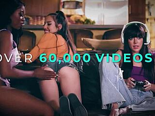 I feel so connected as adorable petite Riley Reid shares real passionate sex with gorgeous masseuse Lana Rhoades