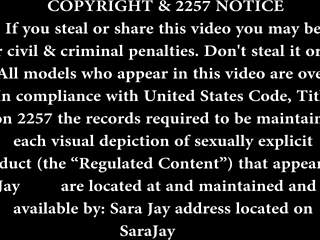 sara jay licks wet pussy and squirts in sensual orgasm!