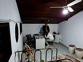 Blackmailed Student Seduced By Teacher For Desk Doggystyle And Ass Licking In Office Fantasy