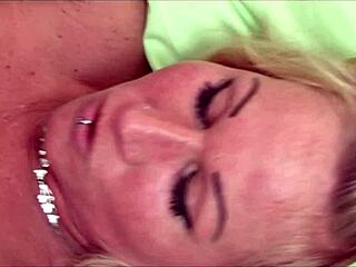 Hey, take my money for your pussy, blonde amateur with big tits in German blowjob action.