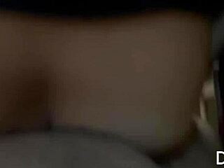 Petite Asian girl bends over balcony railing as friend slams tight pussy and ass hard, screaming in full premium video