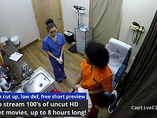 latina nurse mia sanchez in latex gloves spreads for humiliation and screaming hospital scene
