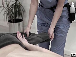 Hey petite teen, ready to get tricked into wild fucking by this masseuse and her horny hubby?