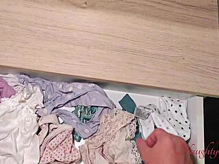 Horny Dude Fucks Stepmother in Shower with Blowjob Handjob and Squirting Orgasm in Missionary