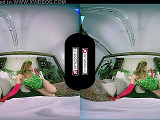 Stunning Evil Redhead in Poison Ivy Cosplay Gets Pussy Smashed in Garage