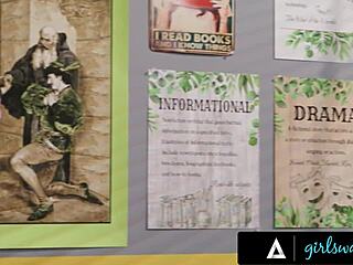 milf shay sights asks, wanna team up with teacher reagan foxx to discipline demi hawks?