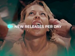 Redhead Milf With Big Tits And Shaved Pussy Gets Titty Fucked Hard After Getting Caught