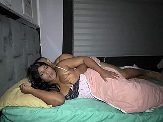 Man mistakes brunette for wife and pounds her pussy with massive cum load