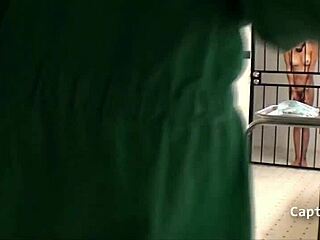 Will Gloves And Handcuffs Occupy Your Pussy In This Humiliating Backstage Scene?