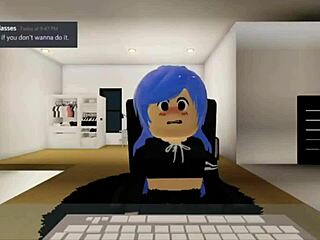 roblox girl encounters intruder in game adventure