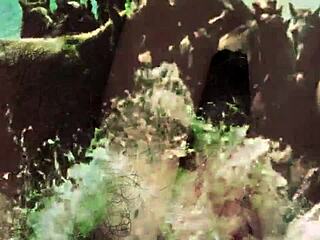 vintage hairy pussy gets bent over in doggystyle taboo action 😏🐶