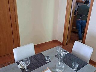 Chubby White Dude Seduces and Fucks Latina Mom on Desk