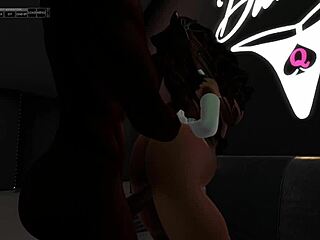 Massive black cock drills Asian woman's tight pussy and ass on sofa until squirting creampie