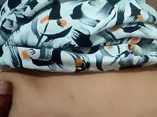 Young wife in short dress cheats on husband with neighbor.