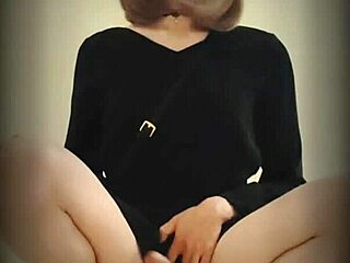 Asian Ladyboy's Public Cumshot Tease