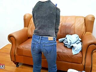 exotic skinny coed raven fingers her shaved pussy and sucks cock