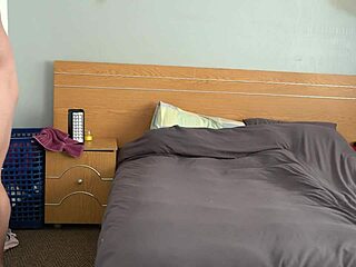 cuckold husband caught hiding in bathroom as cheating wife gets ass fucked and creampied