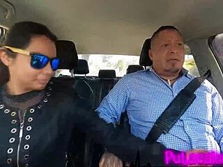 Casting nataly roux from car to dungeon ends with explosive cum in mouth