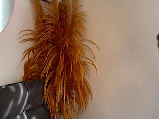 I love showing off my big fat ass in teasing crossdressing fun