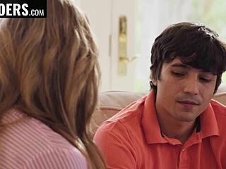 Stepmom needed some excitement with a hard ride!