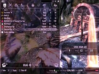 Redhead dives into erotic lesbian fantasy with Ysolda, ripping clothes in comic yearning scene.