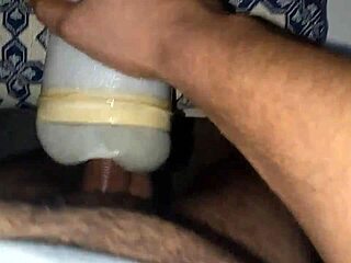 Cold night warmed by watching porn