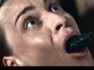 Josephine Jackson transforms into sex-hungry lesbian possessed by alien parasite in rough femdom play