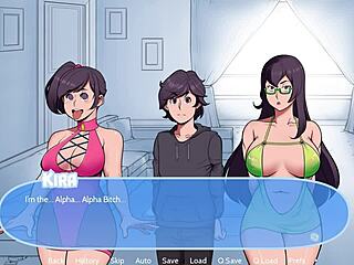 Snowy milf with big tits and ass enjoys intriguing group fun