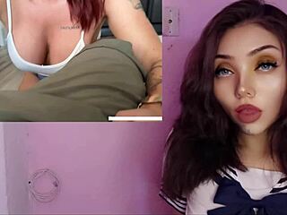 horny milf with big tits masturbates to orgasm in pov creampie fantasy