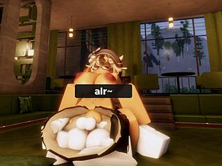 Hey, check out this hot milf getting pounded hard by young guy during work hours