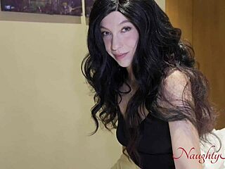 Curvy woman steps in for intimate bedroom workout with moans and passion 😏