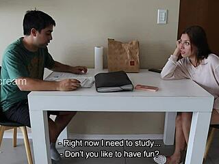 Best friend's studious boyfriend cums in my ass when she's not around ft Nicord!