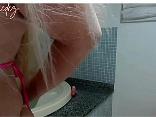 Beautiful brunette nymph with perky ass smooth pussy and nerdy face drives me crazy in lingerie