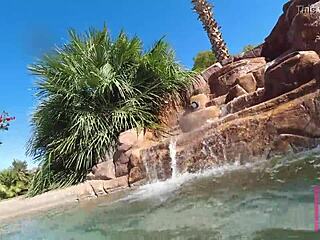 ebony pornstars nina rivera and sully savage dive into underwater adventures in the pool