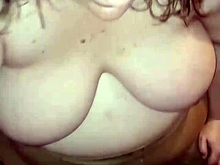 Mature babe gives handjob and sucks cock until cum on face